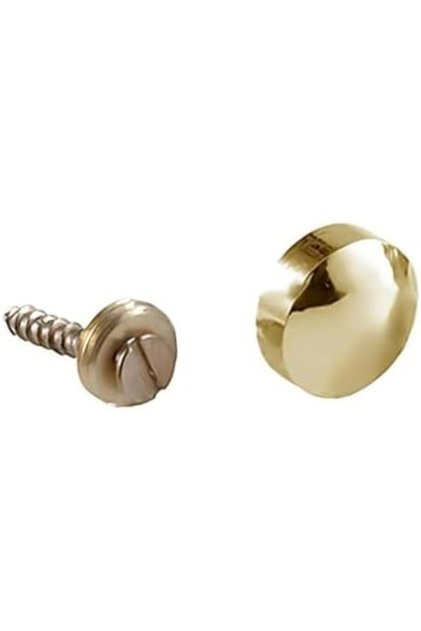 Boutiquesell Decorative Screw Cap Yellow 15mm - 10 Pieces 1186521