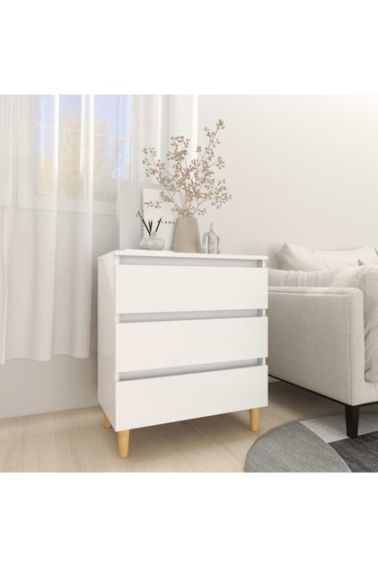Sideboard White 60x35x69 cm Engineered Wood