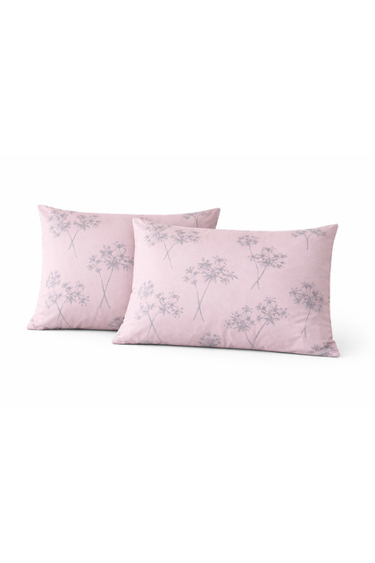 Ranforce 100% Cotton Pillowcase Set of 2 Idil Pink