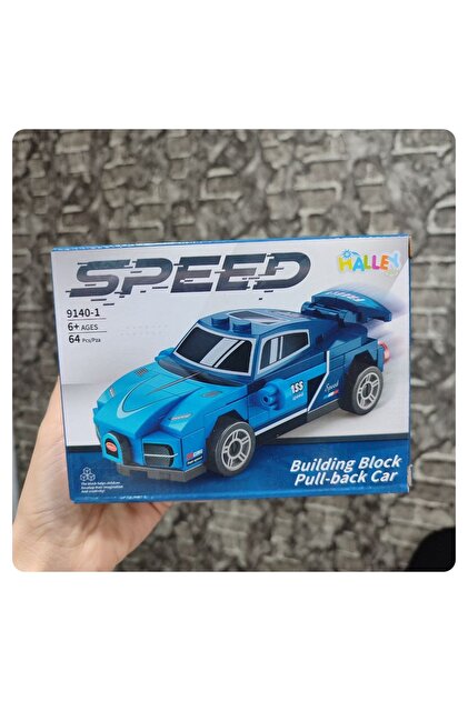 senacacollection Speed Arabalı Yapı Oyuncak Çek-Bırak Model 1 ADET