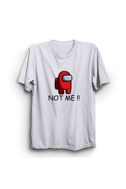 Among Us, Not Me, Game, Gaming Printed 100% Cotton Unisex T-Shirt