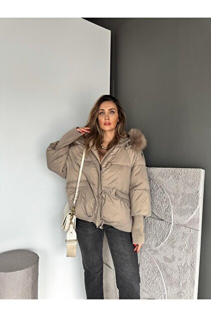 Stone Knitwear Sleeved Premium Inflatable Coat
