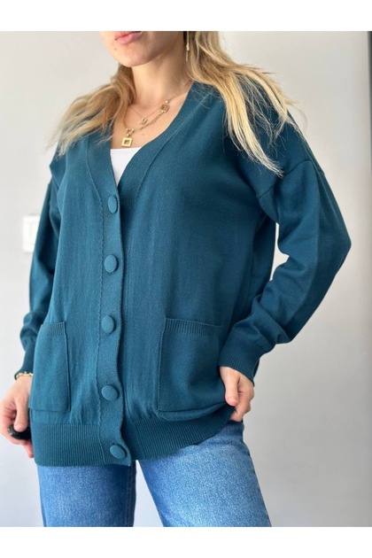 Cotton Pocket Cardigan