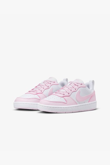 Court Borough Low Recraft (GS) DV5456-105 Beyaz-Pembe Kadın Spor Ayakkabı