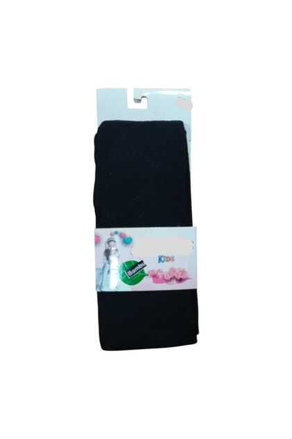 Black Flexible Bamboo Children's Tights
