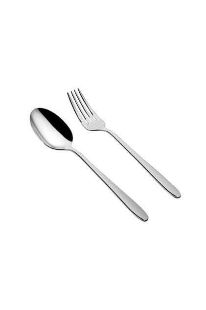 Defne Dining Spoon and Fork - 12-Piece Stainless Steel Spoon and Fork Set