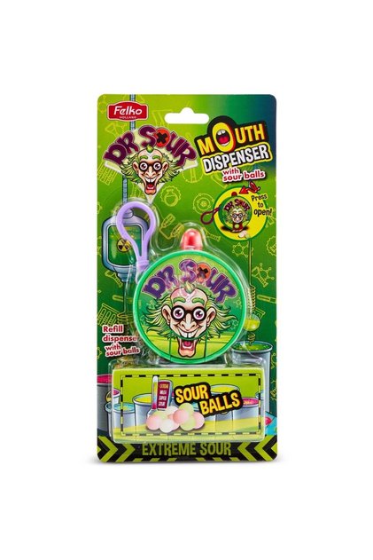 Dr Sour Mouth Dispenser Blister 18g -