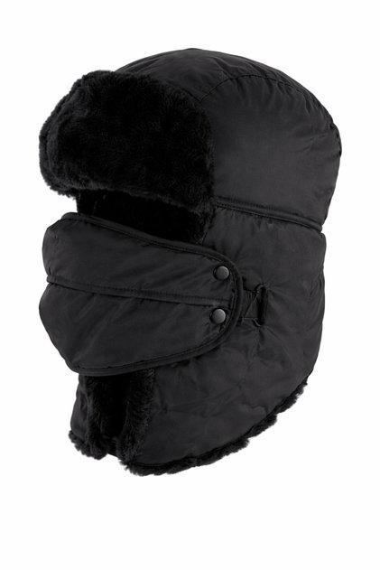 70% Cotton 30% Acrylic, Shearling Russian Pilot Hat Is Waterproof