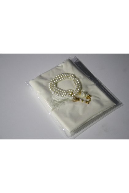 Headscarf & Prayer Beads Set – Stylish Religious Gift | Mevlüt • Kandil • Hac Um