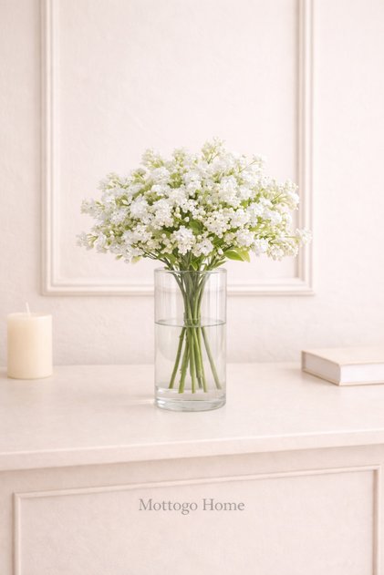 Buchet de flori artificiale decorative, cu sclipici – seria specială