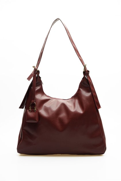 Burgundy Charm Gift Maraw Model Women's Shoulder Bag