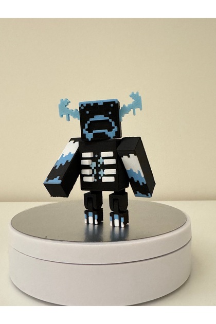 Minecraft Deep Dark Warden Figür Oyuncak 10 Cm