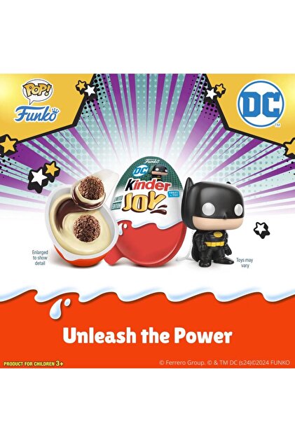 ⑯Candy pop Kinder Joy Limited Edition Funko DC Joy Candy With Toy Sweet Cream
