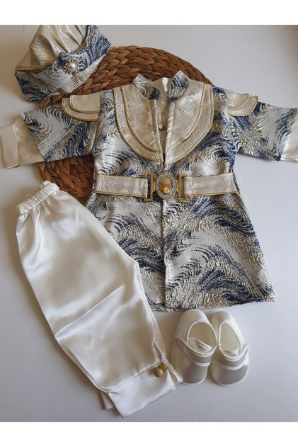 (Booties) 0 6 Months and 1 Year Old Mevlüt and Circumcision Clothing Baby Mevlütlük Circumcision Set