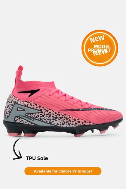 Men's Football Boots with Half-Thigh Socks, Foot-Hugging Football Shoes