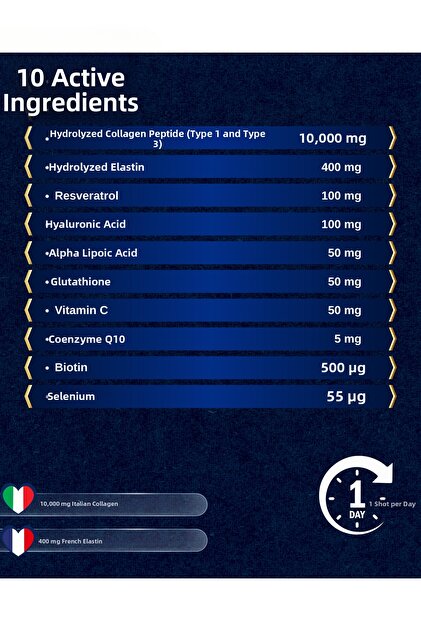 Colastin Premium Blend 10,000 Mg Collagen & 400 Mg Elastin X3- Trendyol