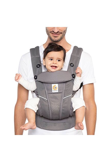 Ergobaby Omni Breeze Mesh (Graphite Grey) 4 Farklı Taşıma