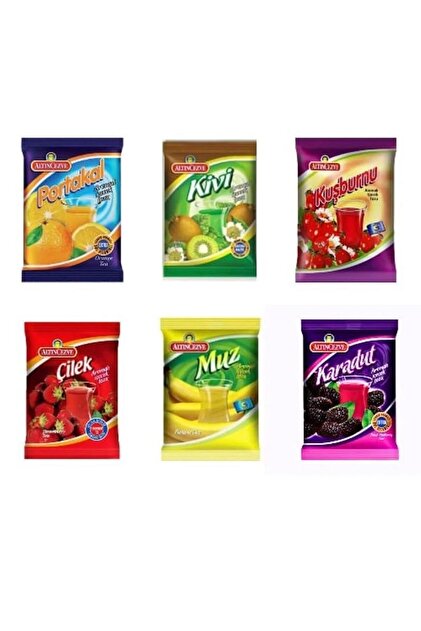 Altıncezve 6 lı Paket (Portakal-Kivi-Kuşburnu-Çilek-Muz-Karadut