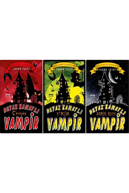 Pinus Kitap Beyaz Kanatlı Vampir Serisi 1-2-3-4-5. Kitaplar Set +