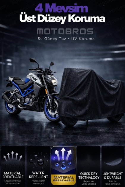 Cf Moto 250 Nk Black Waterproof Durable Motorcycle - Lasting Use