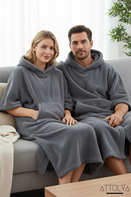 POFFY Çocuk Oversize Giyilebilir Battaniye Tek Beden 12 Yaş Altı