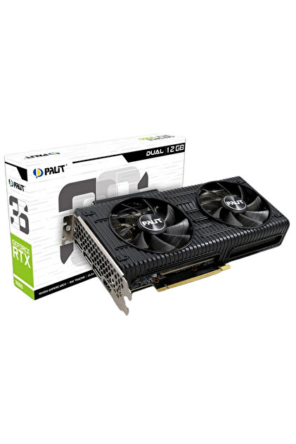 PALIT Nvidia Geforce Rtx3060 Dual 12gb 192bit Pcı-e 4.0 Gddr6 Lhr