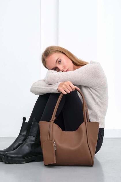 Shule Bags Halsey Cüzdanlı Omuz Çantası Taba - Fiyatı, Yorumları