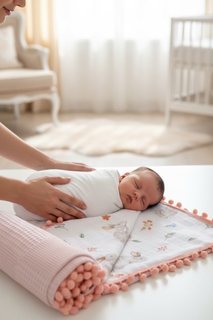 100% Cotton Multi-Purpose Double Layer Muslin Blanket (80X100)