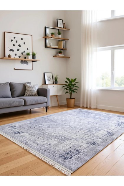 Halı Rodin Koleksiyonu 60893-030 Gri-mavi