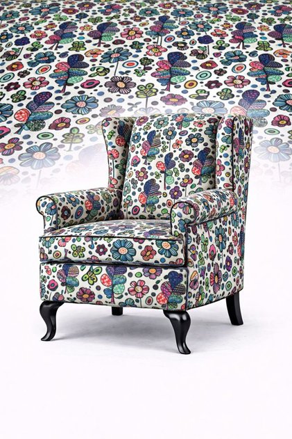 New Season Digital Printed Colorful Pattern Paw-Friendly Upholstery Fabric