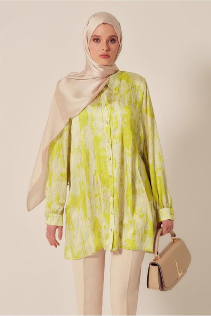 Patterned Satin Tunic 45429