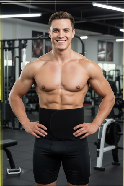 Neoprene Thermal Waist Belt – Sauna Corset That Helps Slim the Belly, Sweat, and Burn Fat