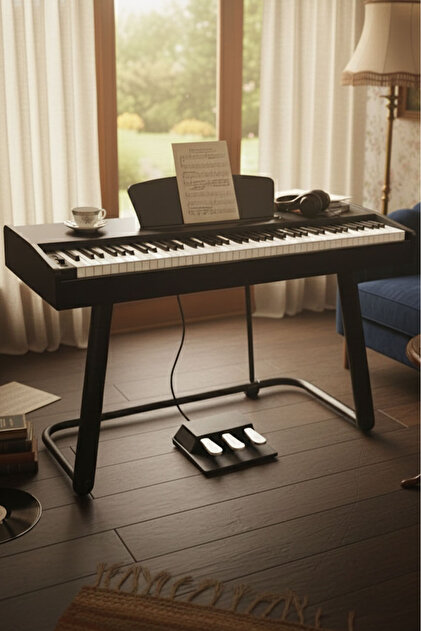 Midex Plx-125bk Taşınabilir Dijital Piyano Tuş Hassasiyetli 88 Tuş