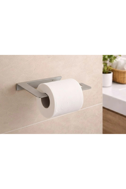 Toilet Paper Roll Holder Self Adhesive Stainless Steel Oval Toilet Paper Roll Holder