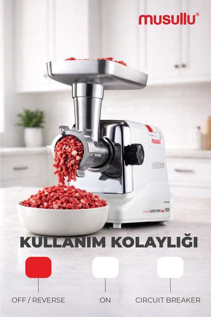 Musullu 1800 W Et Kıyma Makinesi - Fiyatı, Yorumları