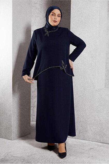Alvina TAŞ BASKILI ABİYE ELBİSE 20622 - Fiyatı, Yorumları