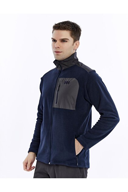 Helly Hansen Düz Lacivert Erkek Polar Sweatshırt HH..12009_HELLY