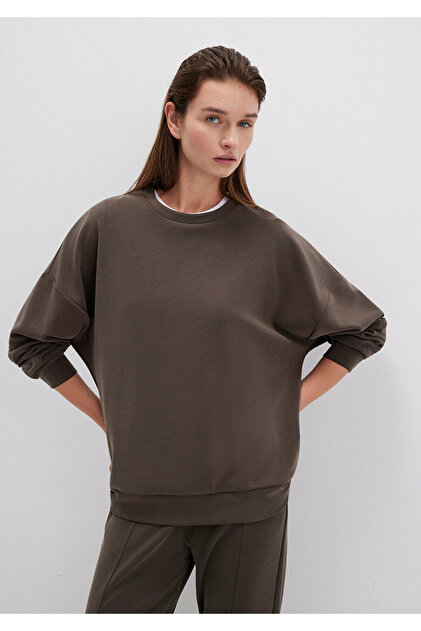 Mavi Lux Touch (TENCEL™) Modal Kahverengi Sweatshirt 168837-90707