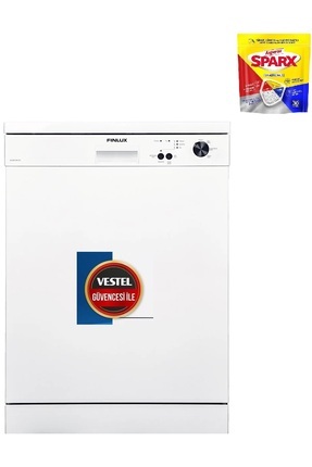 Bm 320 Beyaz Bulaşık Makinesi "vestel Üretim ve Garantisi" Asperox 30 Lu Deterjan Hediyeli"