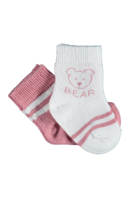 جوارب بناتي مكونة من قطعتين من Biorganic Bear 68412 Dusty Rose