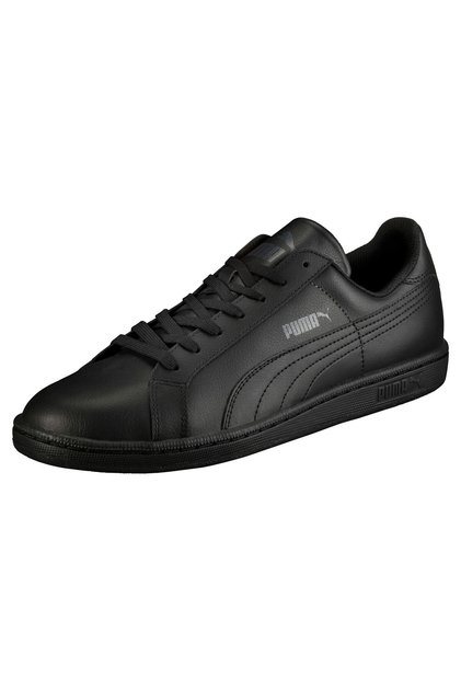 Unisex Smash Leather Trainers Sneakers - Black