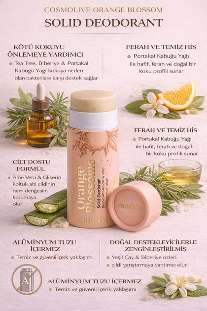 Cosmolive Doğal Roll On | Koltuk Altı Deodorant | Organik