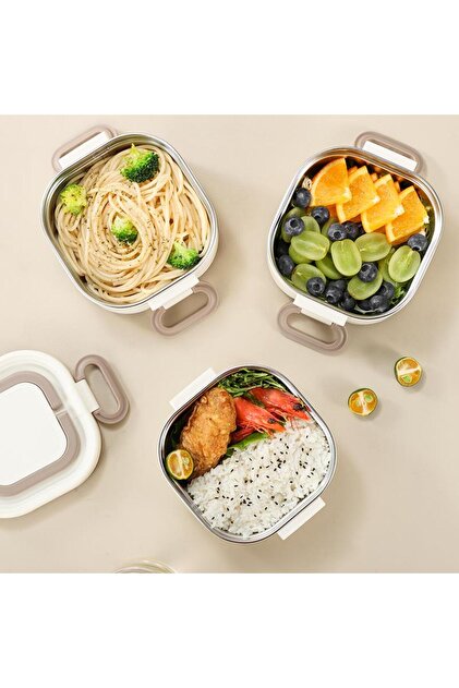 valkyrie 1950 ML 3 Katlı Paslanmaz Çelik Yemek Kabı – Termal