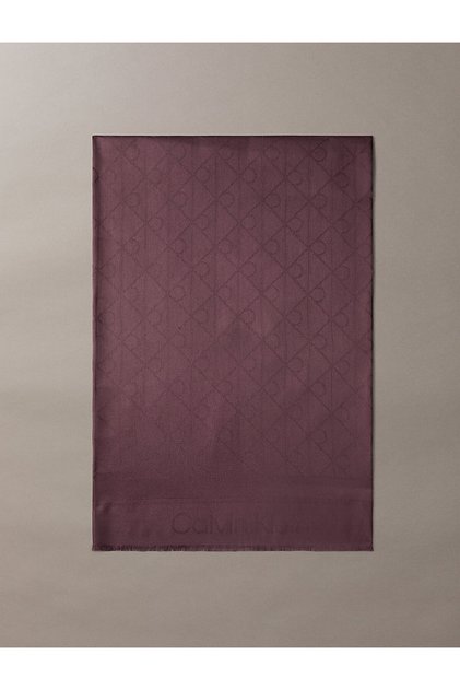 Erkek Soft Tonal Logo Detaylı Şal