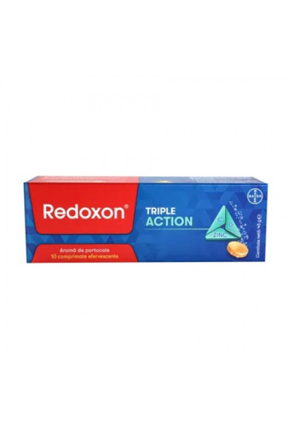 Redoxon Triple Action cu vitamina C, D si Zinc, 10 comprimate effervescente Zephyr Labs