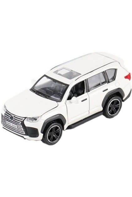 Pull Back Die Cast Metal SUV Car with Openable Doors, Realistic Vehicle Toy for Kids(19x8x9.2cm)