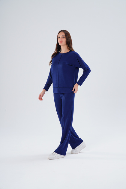 Women's Green Bottom and Top Set, Comfortable Casual Set, Full Fit