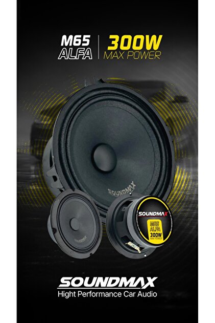 Soundmax SX-M65ALFA İLK VOCAL SES MİDRANGE ÖZEL ÜRETİM 600 Watt