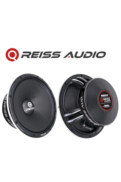 Reiss Audio Rs-M88ax Çifti 1400wat-700w Rms Axar Serisi 20 Cm Oto