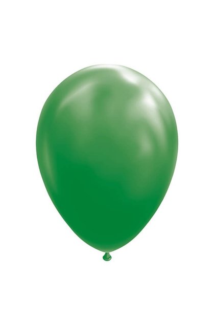 Set 12 Baloane Latex Standard, 30 cm, Verde Inchis